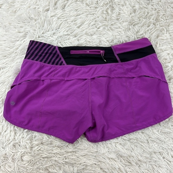 Lululemon Run: Speed Short *4-way Stretch Ultra Violet / Wi14 Quilt 27 - Picture 3 of 5